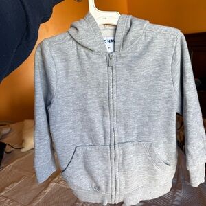Old Navy Gray Zip-Up Hoodie